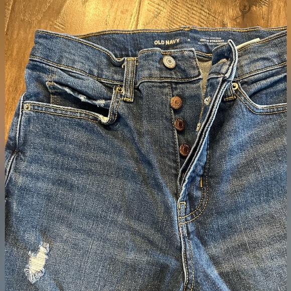 Old Navy Hi Rise Straight Jeans size 4 - Picture 3 of 5